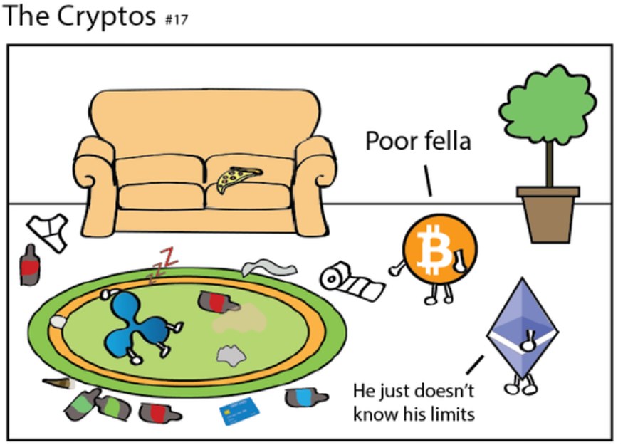 Une bande dessinée sur les crypto-monnaies