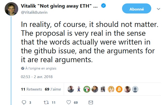 Vitalik Buterin suggère un plafond à 120 millions d&#8217;ETH pour Ethereum