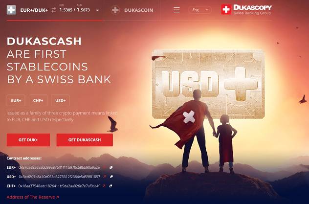 Dukascash : La banque suisse Dukascopy Bank émet des stablecoins