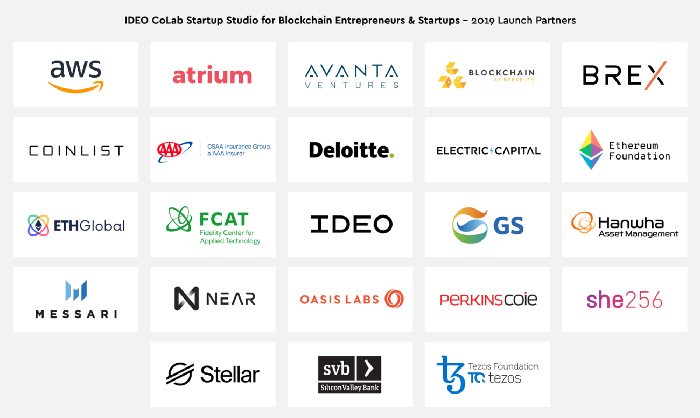 IDEO CoLab lance un incubateur blockchain avec Amazon, Fidelity et d&#8217;autres