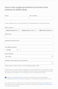 Etape 1 : Créer un compte