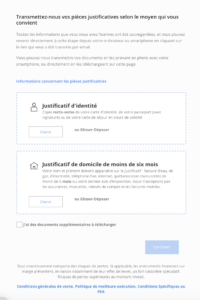 Etape 2 : Faire vérifier votre compte