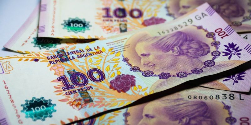 Billet de banque en pesos argentin