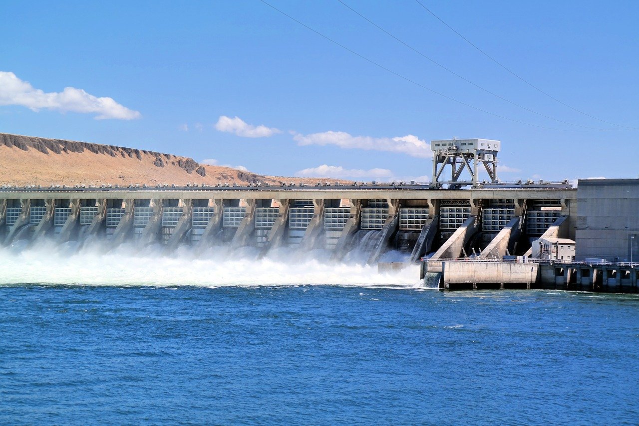 barrage hydraulique - énergie propre