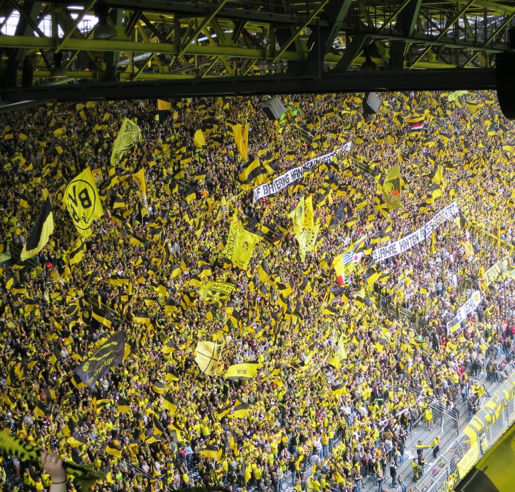 Supporters football Borussia Dortmund