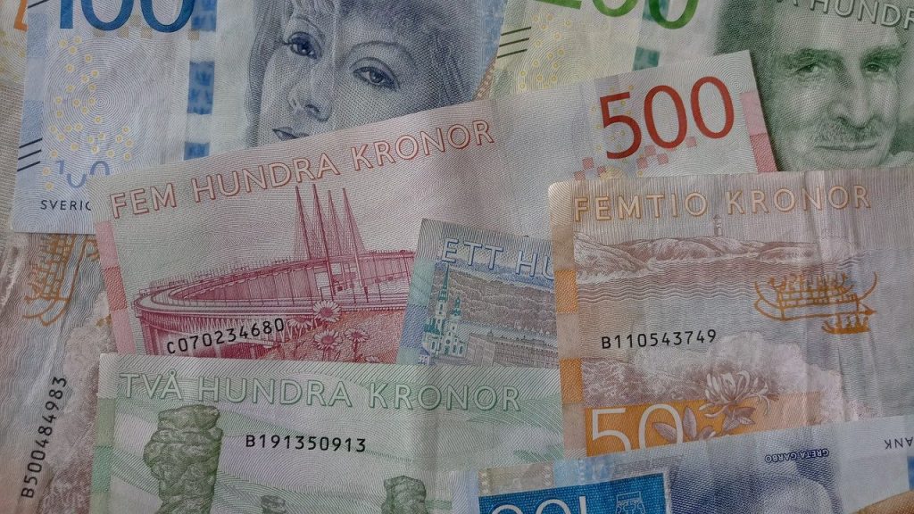 billets couronnes suédoises
