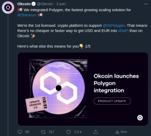 Polygon : Une Intégration à OkCoin 