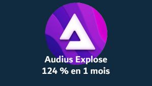AUDIUS Explodes 124% in a single month