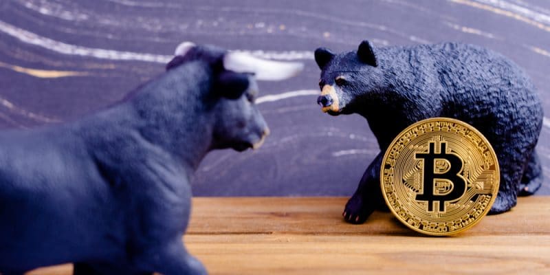 Cours du Bitcoin : La bataille ours/taureau entre 42 000$ et 53 000$
