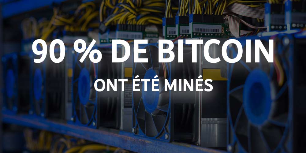 bitcoin btc mining 90 %