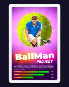 Metaverse Crypto: Gagnez de l’argent au tournoi de tennis virtuel du projet Ballman de Stanislas Wawrinka