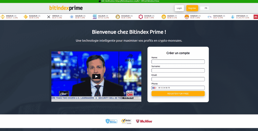 Bitindex Prime – Notre avis sur la plateforme : fiable ou arnaque ?