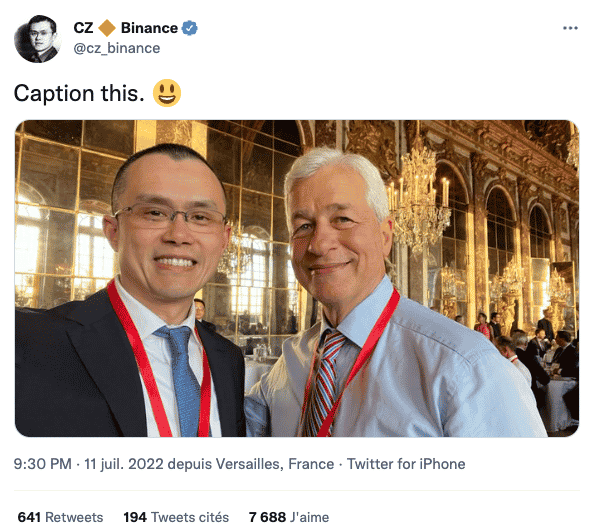 Crypto : Quand CZ rencontre Macron !