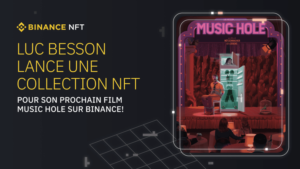 NFT : Luc Besson se lance sur Binance !