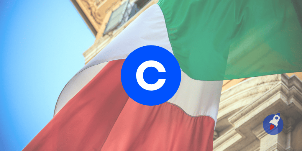 Coinbase approuvé officiellement comme service crypto en Italie