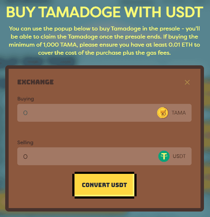 Comment acheter du Tamadoge (TAMA) ?