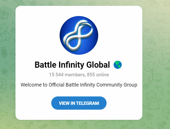 battle infinity telegram