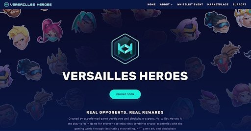 Versailles Heroes : le nouveau projet P2E prêt à exploser