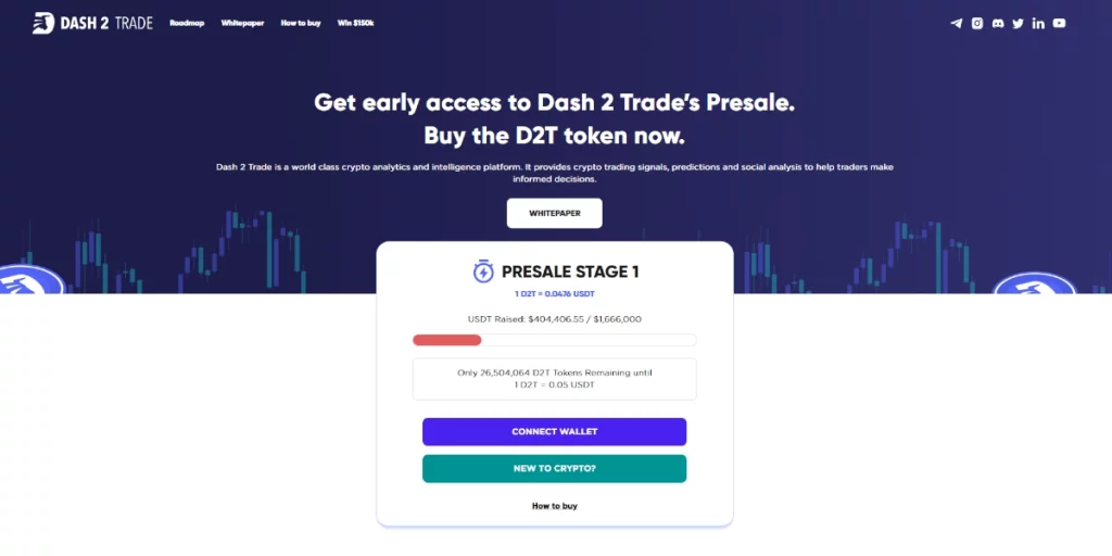 Dash 2 Trade - Home Page