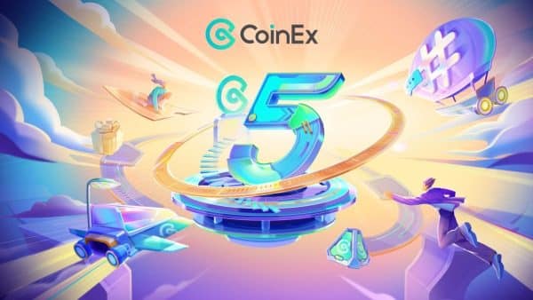 Le 5ème anniversaire de CoinEx, la plateforme qui facilite le trading de cryptomonnaies
