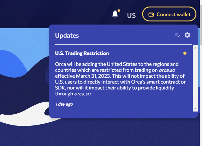 Orca va limiter les utilisateurs américains !