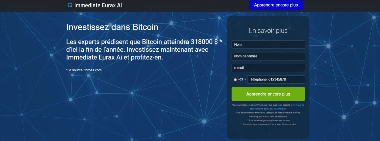 Trade Eurax Un robot de trading fiable ou arnaque