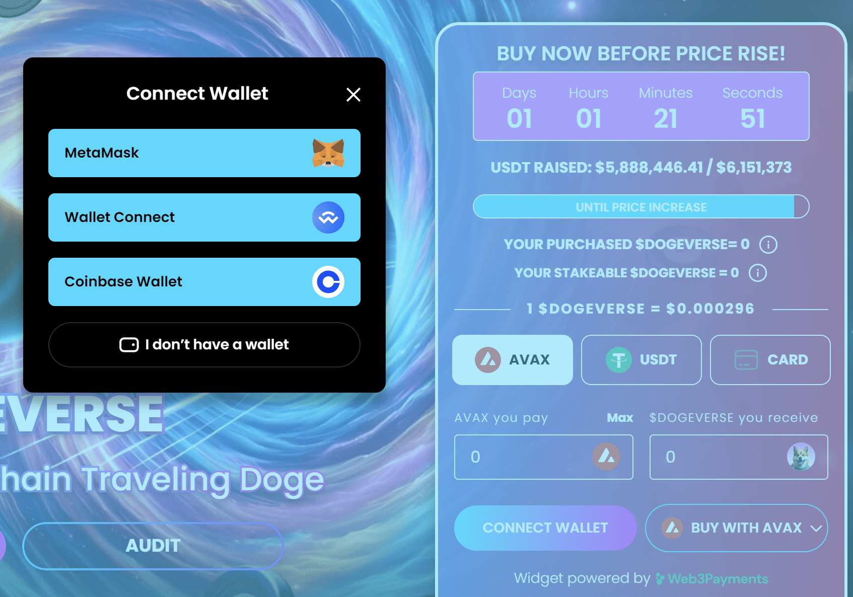 Tuto pour Acheter Dogeverse