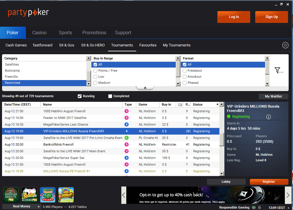 party poker meilleur site de poker