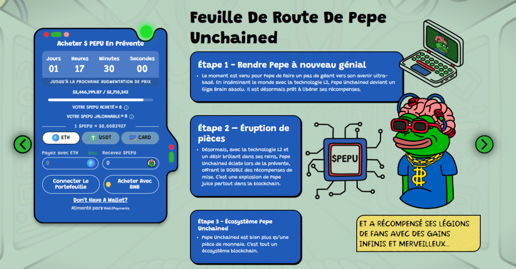 Feuille de route Pepe Unchained