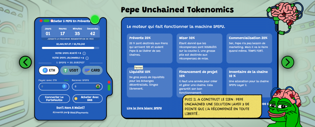 Pepe Unchained Tokenemic