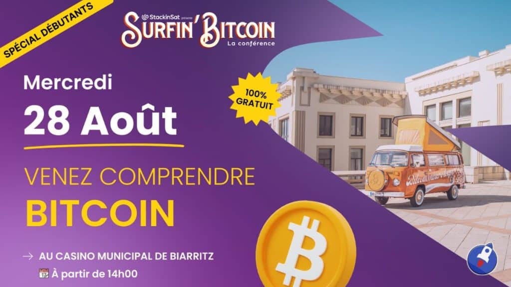 Surfin’ Bitcoin 2024 : Les débutants ont droit à une demi-journée gratuite – On vous explique tout