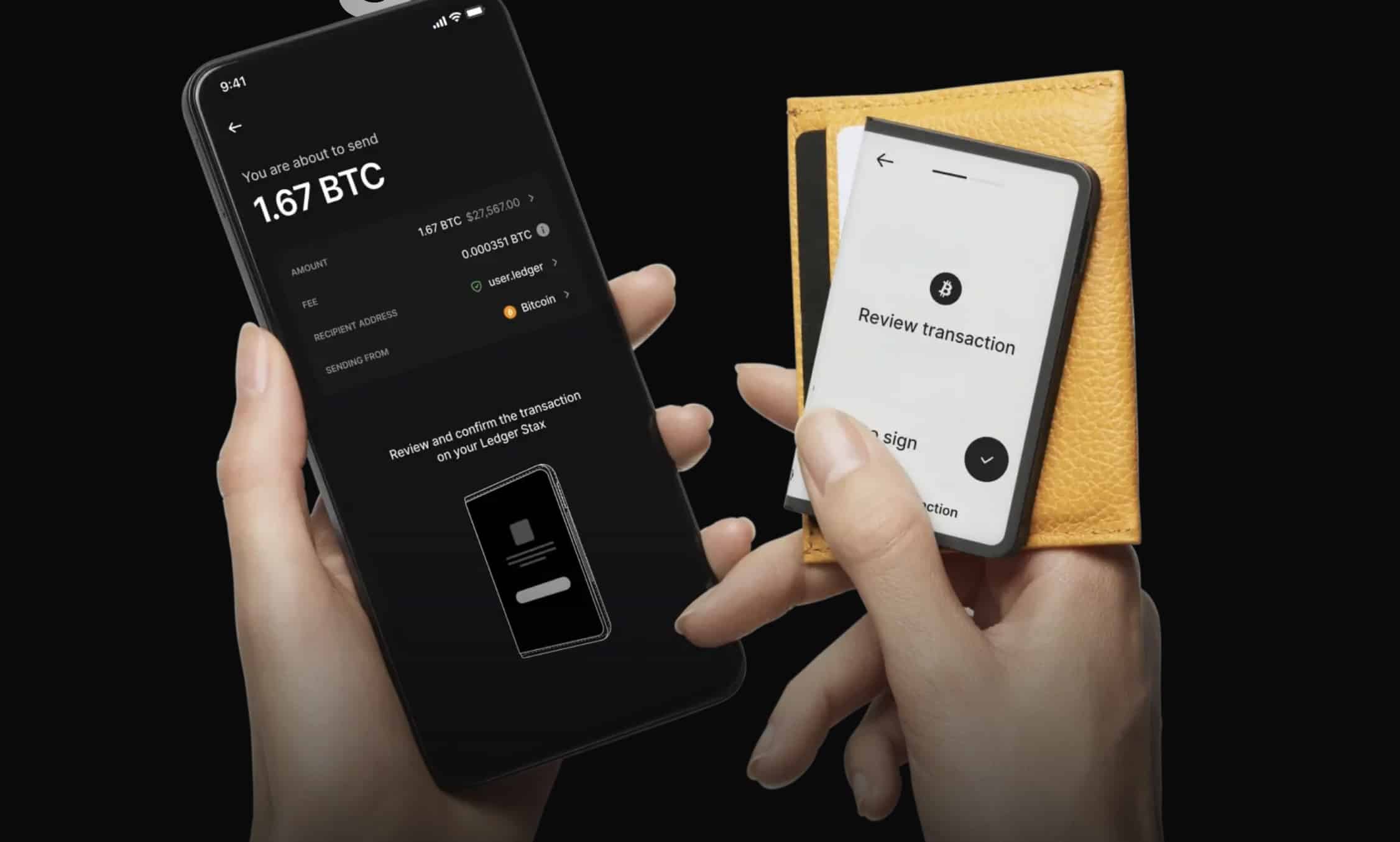 Hardware wallet ledger