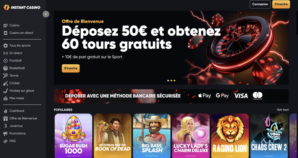 Instant casino