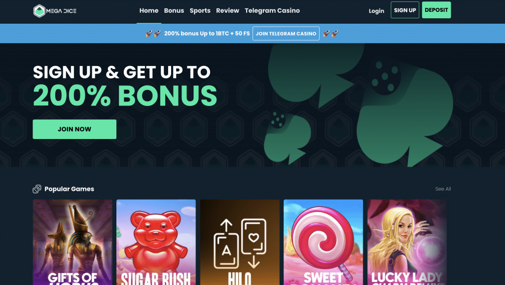 Mega dice casino