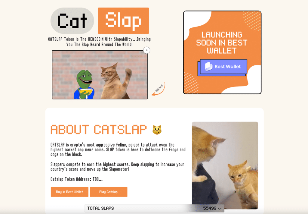 Le prix du Popcat baisse – Le lancement d’un nouveau meme coin, CatSlap, devient viral