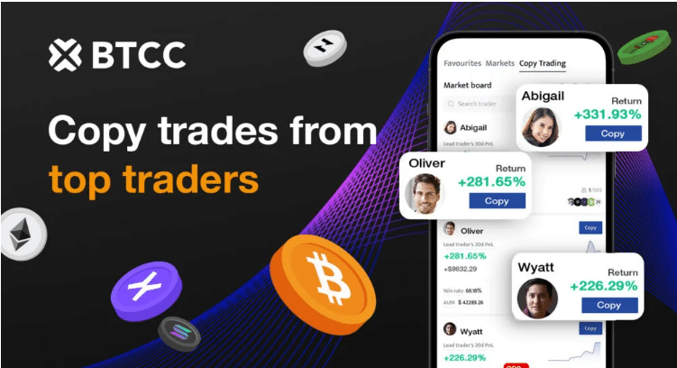 Copy trading sur BTCC