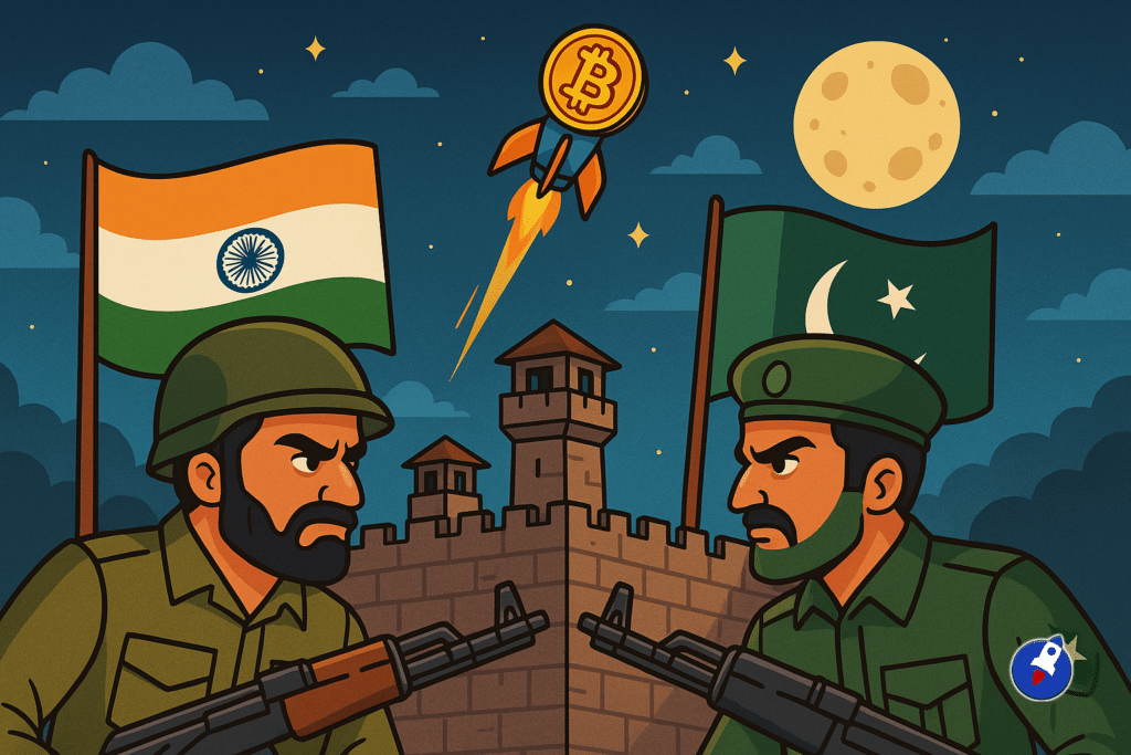 Conflit armé Inde et Pakistan : bitcoin en plein rebond face aux risques géopolitiques