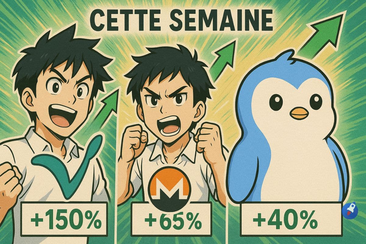 Les 3 meilleures cryptos de la semaine