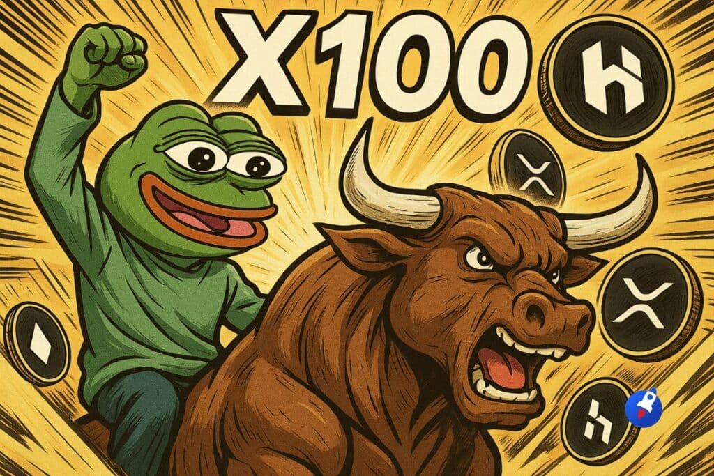 XRP, Solaxy, HYPE… les 5 crypto pour faire x100 pendant le bull run