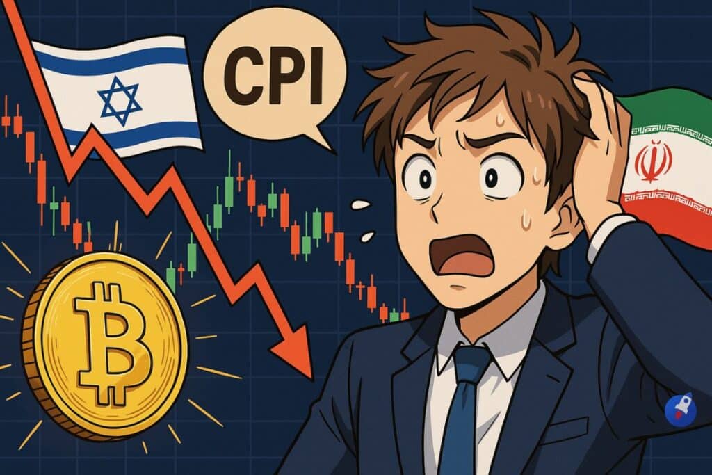 Bitcoin corrige malgré la bonne surprise de l’IPC US, alors que la géopolitique s’invite dans l’équation