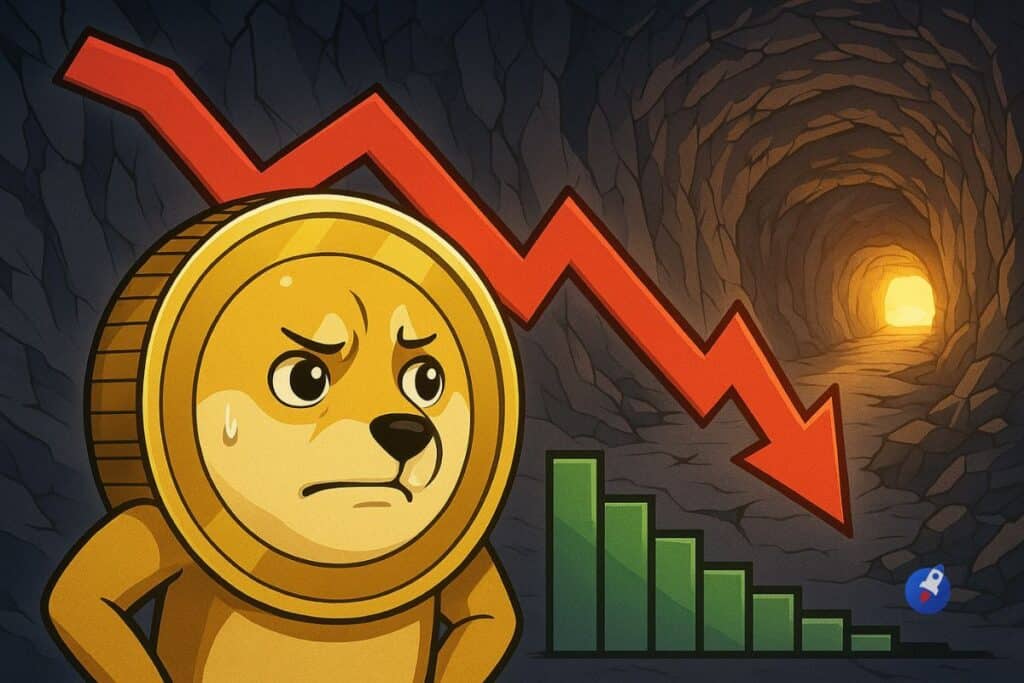 Le Dogecoin reste la pire crypto du top 10… mais plus pour longtemps ?