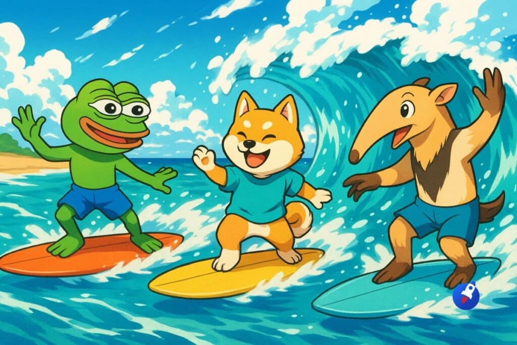 Les 4 memecoins pour faire x1000 cet été