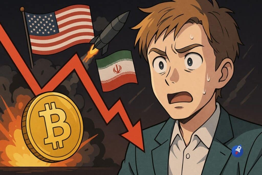 Bitcoin chute vers 100.000 $ alors que les USA attaquent l’Iran, mais les traders ne cèdent pas à la panique