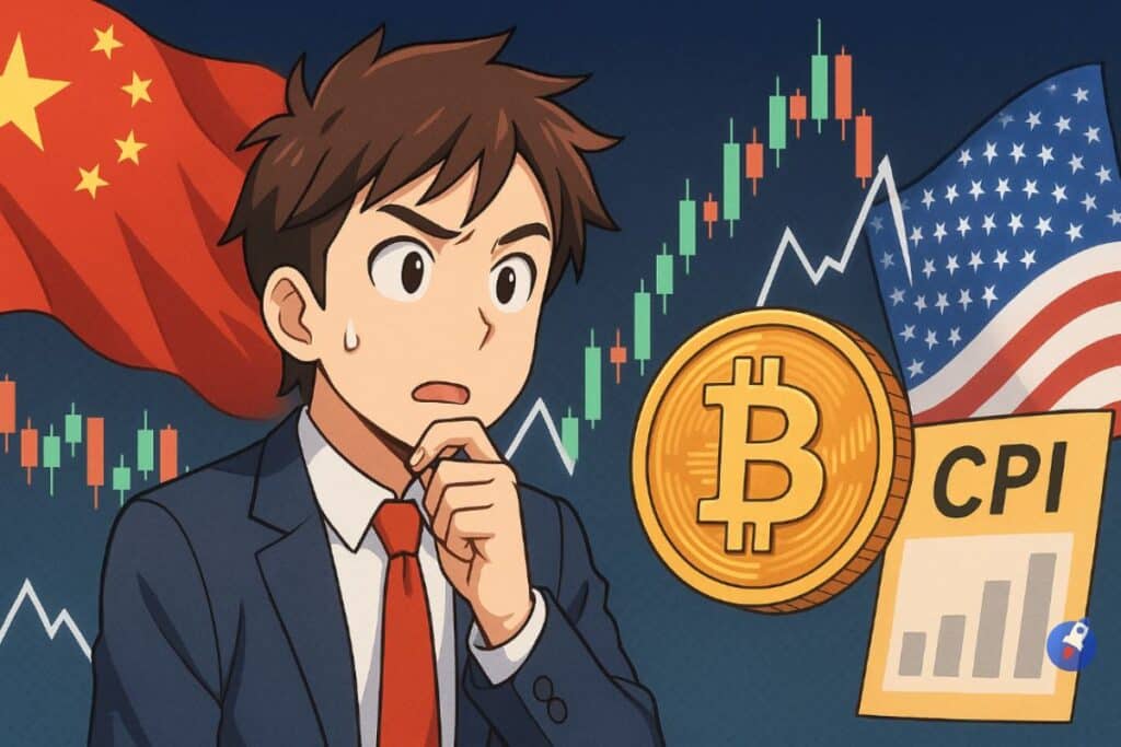 Semaine à hauts risques pour Bitcoin : prudence avant les négociations Chine-USA et l’IPC US