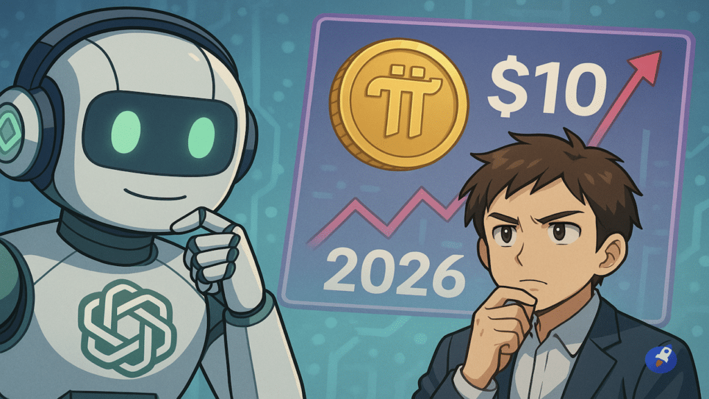 ChatGPT analyse les probabilités d’un Pi Coin à 10$ en 2026