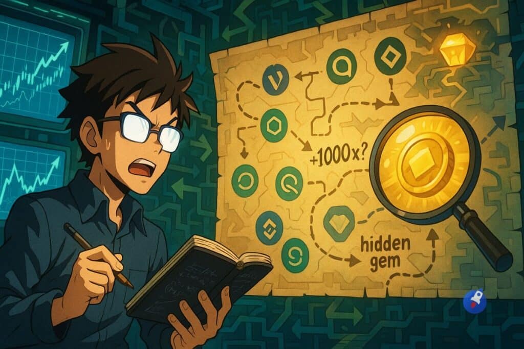 Comment trouver la prochaine cryptomonnaie x1000 ?