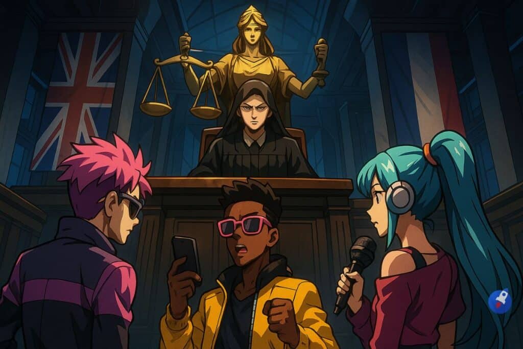 La justice britannique s’attaque aux influenceurs cryptos, bientôt pour la France ?
