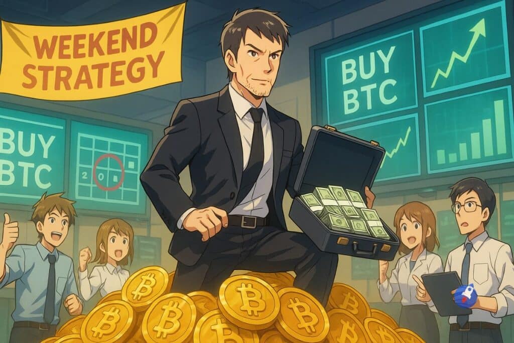 Saylor achat BTC les week-ends