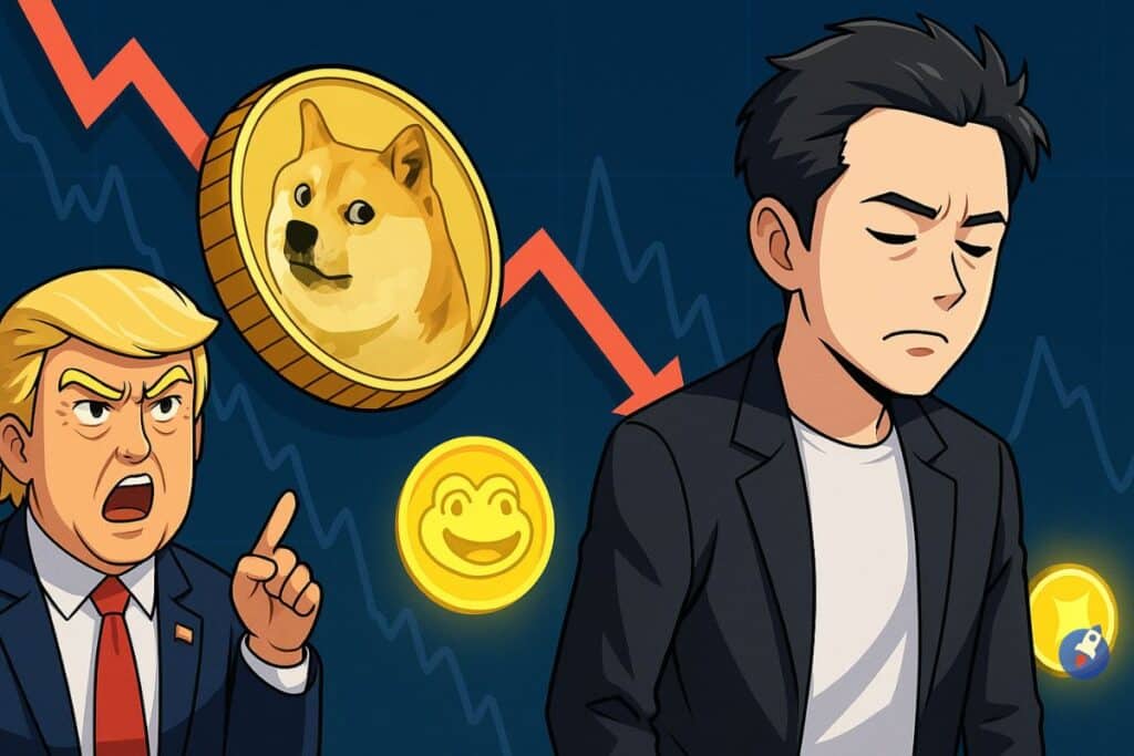 Dogecoin vacille face aux risques macro et au départ de Musk du DOGE : J-2 avant l’explosion pour cet autre mème-token ?