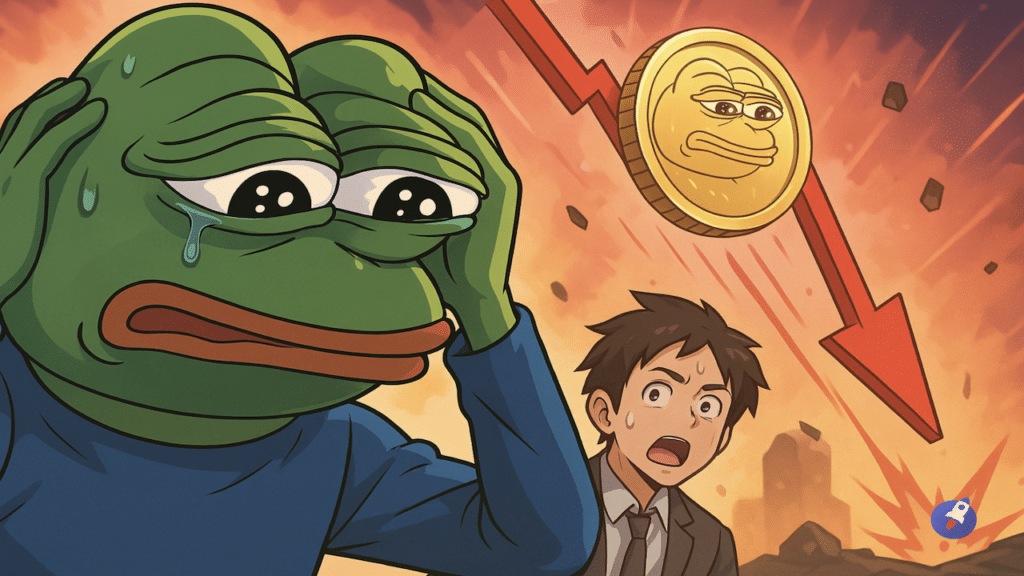 Pepe Coin en chute libre de 8% : les investisseurs se replient sur cet altcoin